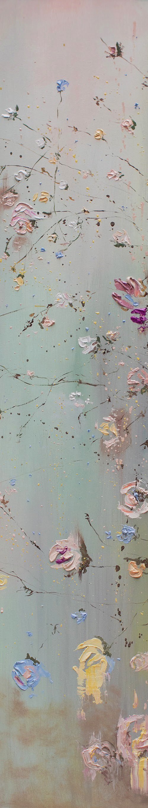 'Wild Garden'- XL Painting Oil on Canvas by Anna Ugryumova
