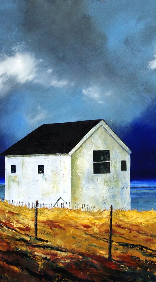 HUT ON THE SEA WALL by Richard Manning