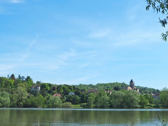 Vétheuil au printemps