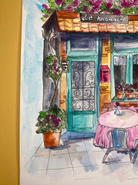 Small French cafe