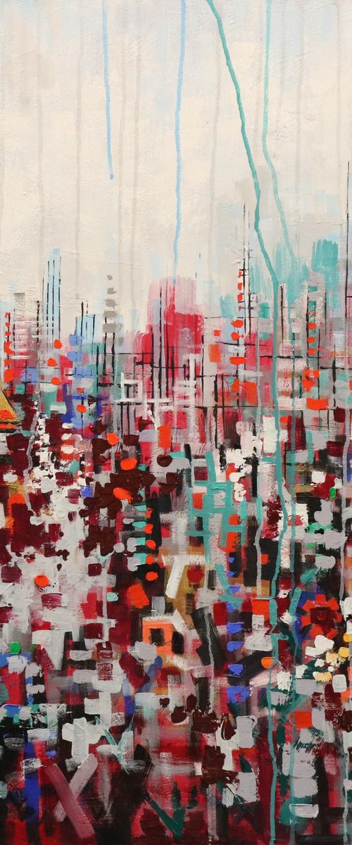 The Red City Soft Rain by Chin H Shin