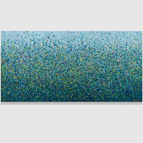 Coogee Garden 152 x 76cm acrylic on canvas