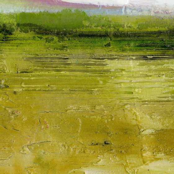 Land Of Souls 1 - Textural Landscape Painting by Kathy Morton Stanion