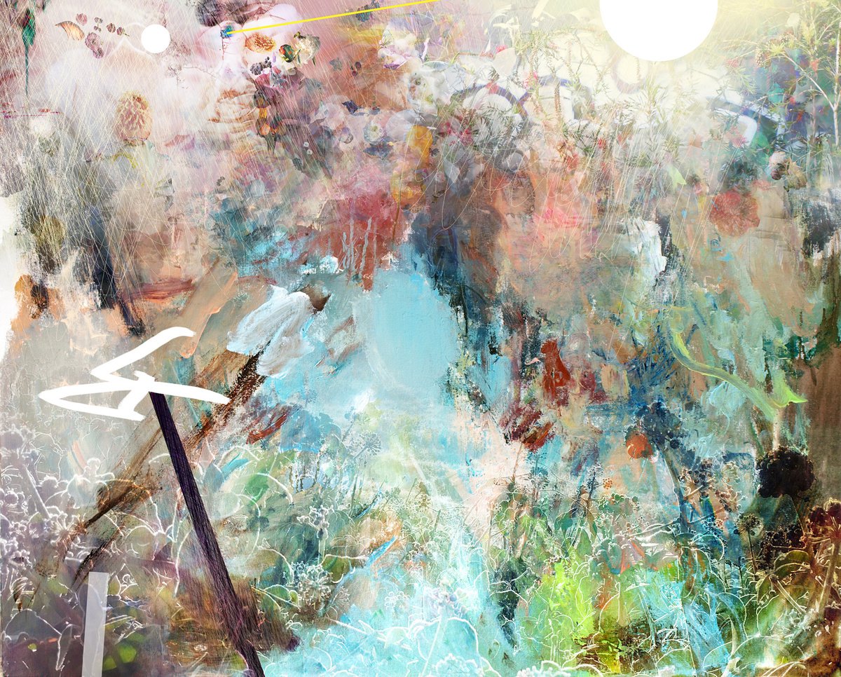 Organic Abstract Photograph By Catalin Ilinca, 28 X 20, Misty Young Forest (I), Original Artwork