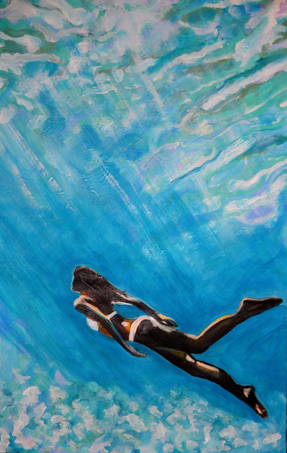 Underwater /  70 x 45 cm