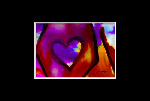 Magical Heart 896 - Abstract art by Kathy Morton Stanion by Kathy Morton Stanion