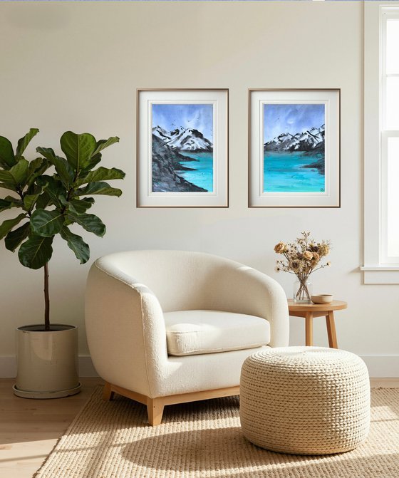 Magical Abstract Lake