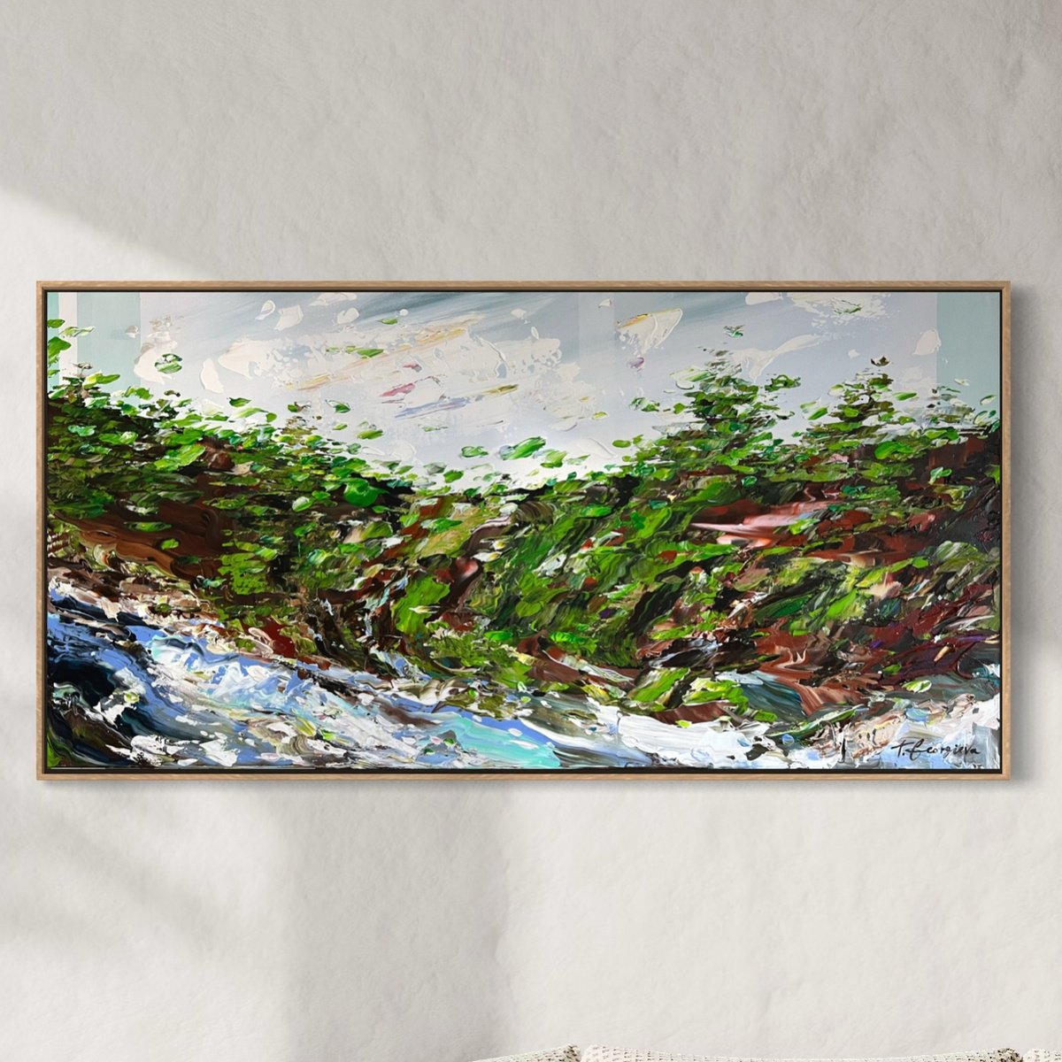 Place Remembered 1 By Tatiana Georgieva, 49 X 26, Artwork For Sale On Artfinder