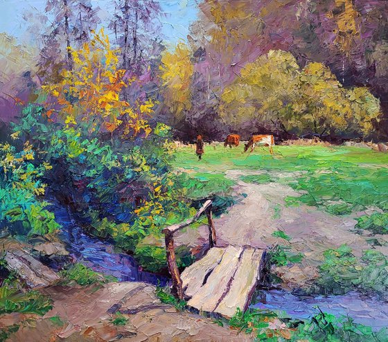 In the Pasture Before the Forest