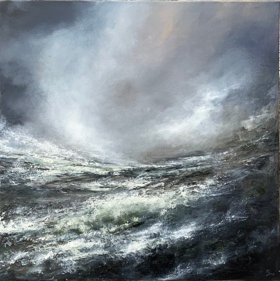 Rugged Welsh Coastal Seascape #Large