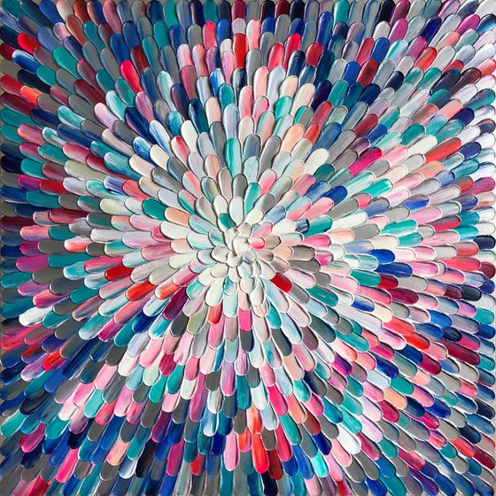 'Universum transparent X' - 30x30"