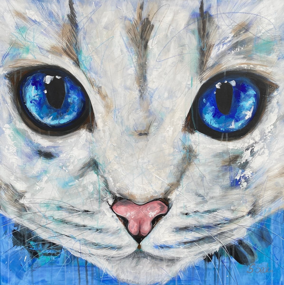 Kian By Sabrina Seck, 31 X 31, Artwork For Sale On Artfinder