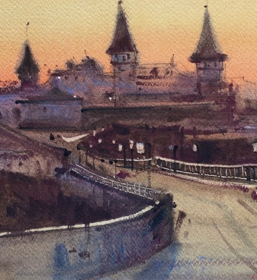 Sunset in Kamenets by Andrii Kovalyk