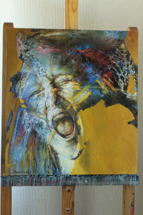 Scream(diptich)110x60