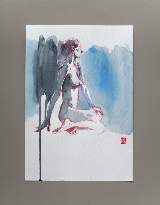 Nude life drawing 002