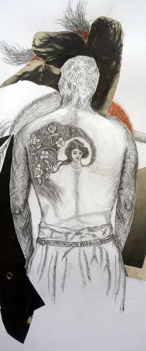 Tattooed man by Pierre-Yves Beltran