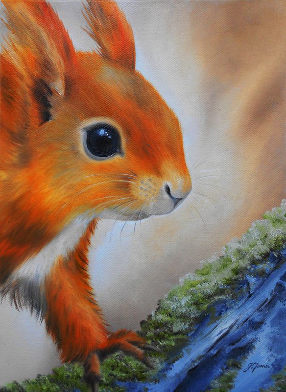 Squirrel #3 12x16