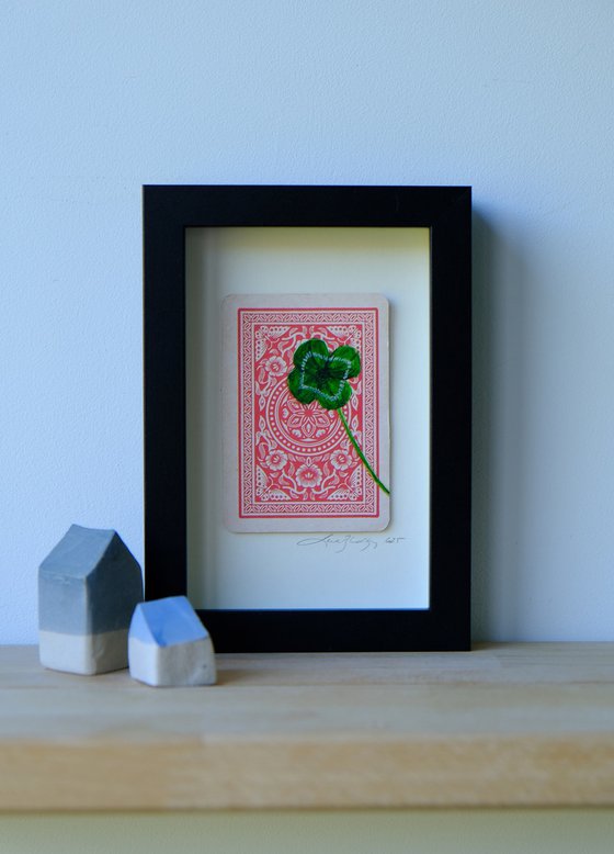 A little bit of luck (red flower)