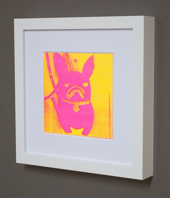 'Rhubarb' French Bulldog (small framed artists proof)