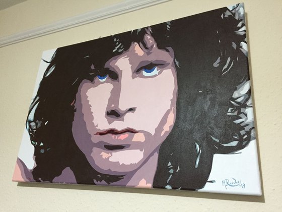 Portrait of Jim Morrison - Light My Fire