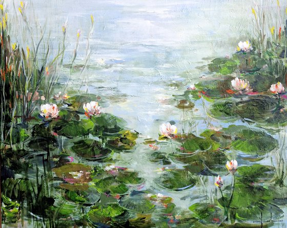 Water Lilies On The Shore