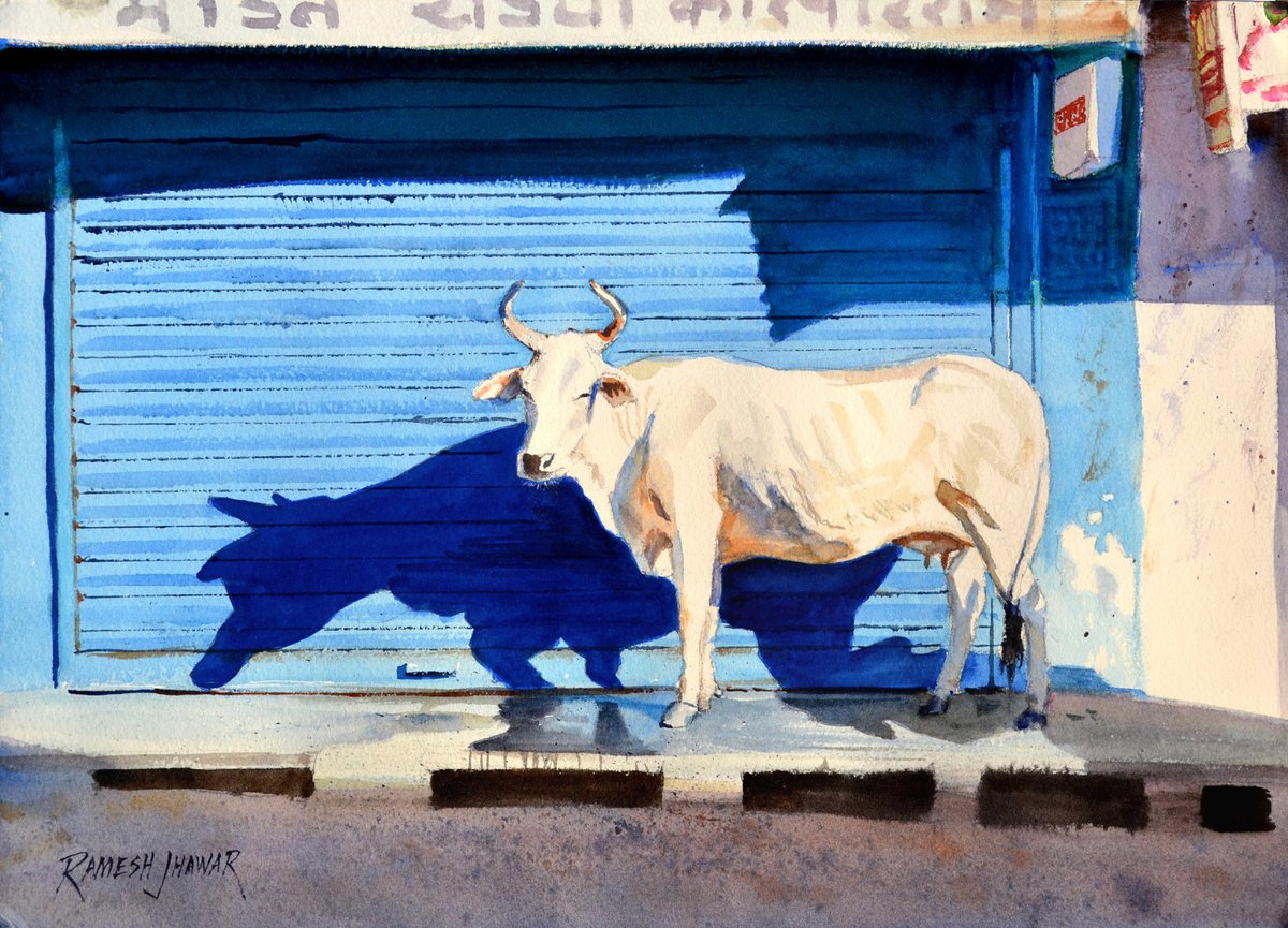 Basking in the sun by Ramesh Jhawar