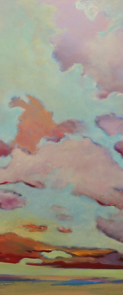 Clouds comes from West. by Veta  Barker