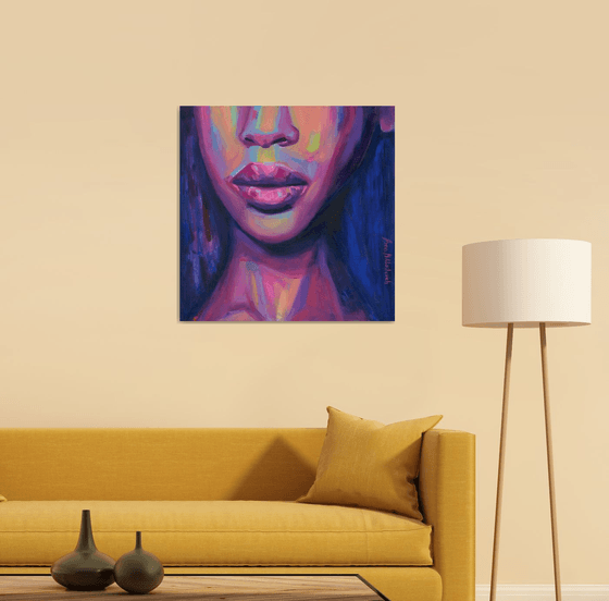 Chic ▪︎ modern African woman wall art