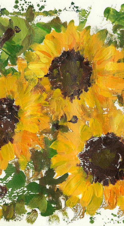 Bunch of Sunflowers -2 by Asha Shenoy