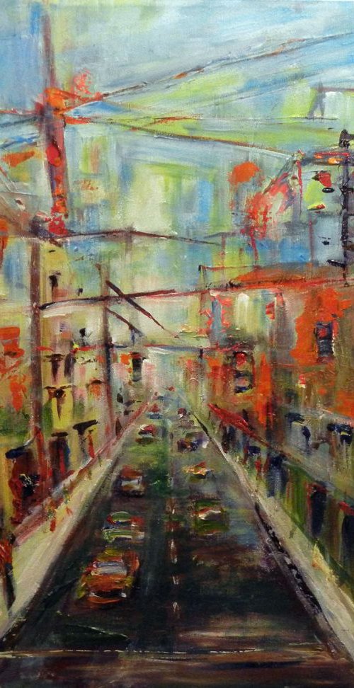 Urban Spaces II 30x24 by BenWill