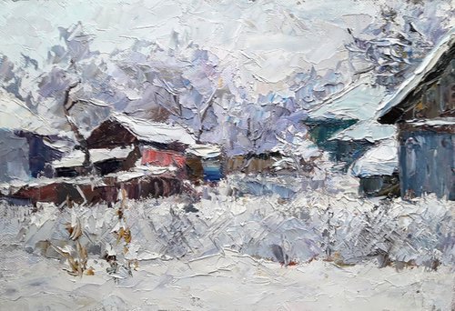 A cold winter by Boris Serdyuk