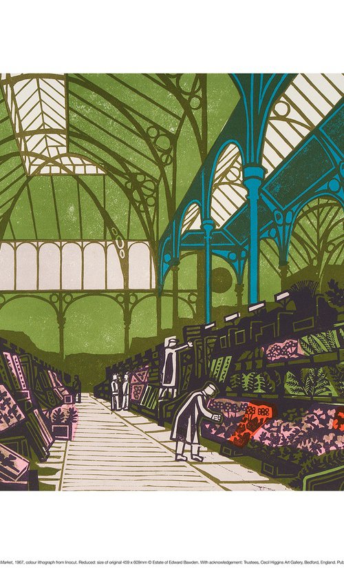 Covent Garden Flower Market by Edward Bawden