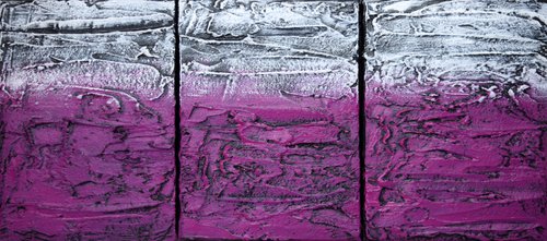 Purple Trance 2  54 x 24 " by Stuart Wright