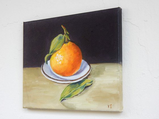 Tangerine(3). Still life.