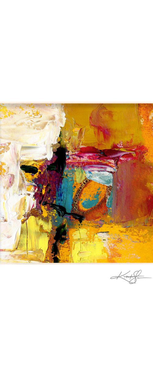 Oil Abstraction 46 - Abstract painting by Kathy Morton Stanion by Kathy Morton Stanion