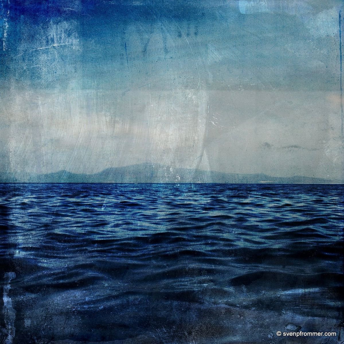 Abstract Landscape Photograph By Sven Pfrommer, 39 X 39", Ocean Eleven Iii, Original Artwork