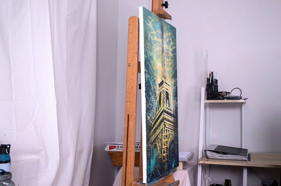 The Eiffel Tower At Sunset