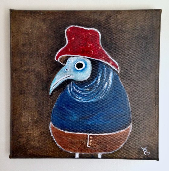 The Raven with the red hat