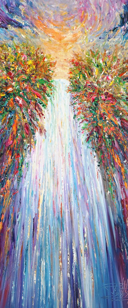 Mystery Waterfall L 6 by Peter Nottrott