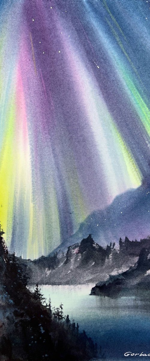 Northern lights #50 by Eugenia Gorbacheva