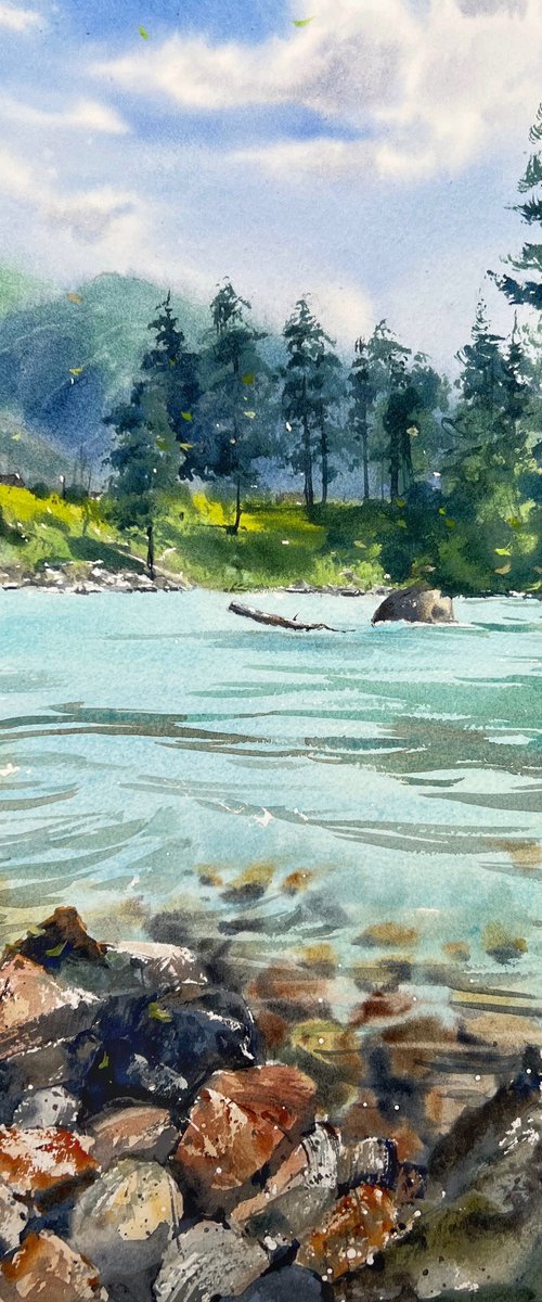 Arkhyz. Mountain river #2 by Eugenia Gorbacheva