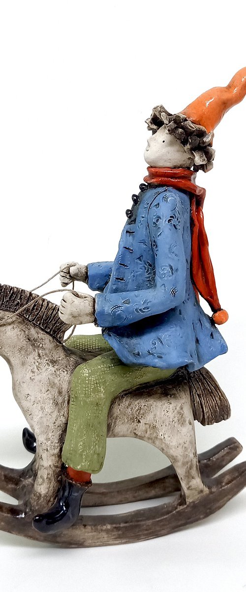 Swinging Horse by Izabel Nemechek