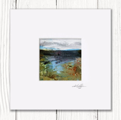 Mystical Land 445 - Textural Landscape Painting by Kathy Morton Stanion by Kathy Morton Stanion