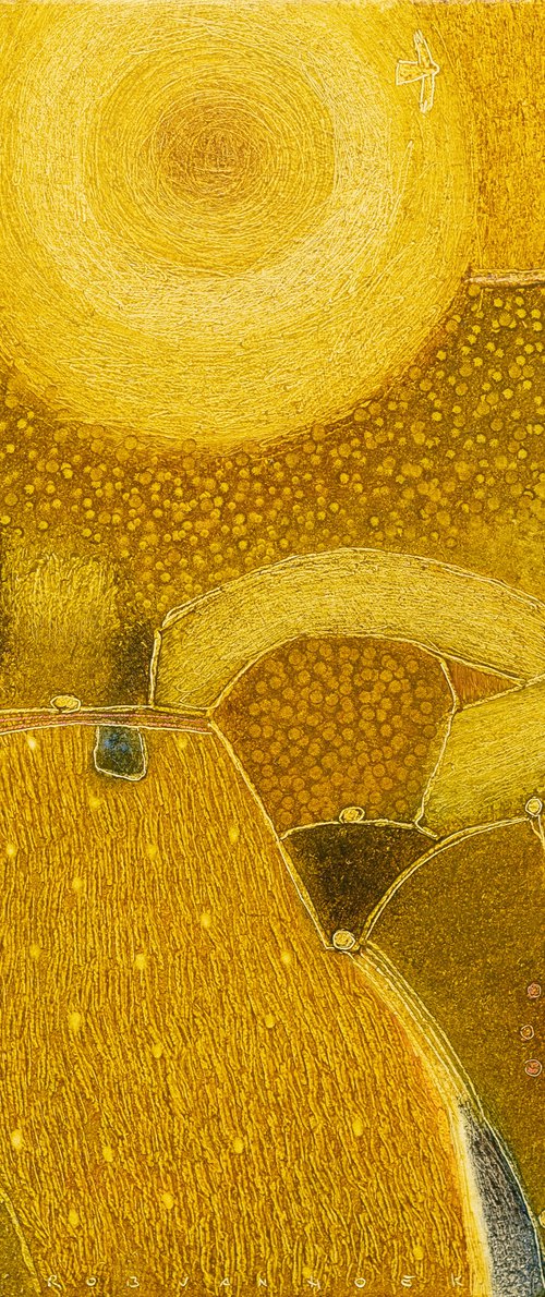 Near the golden dawn by Rob   van Hoek