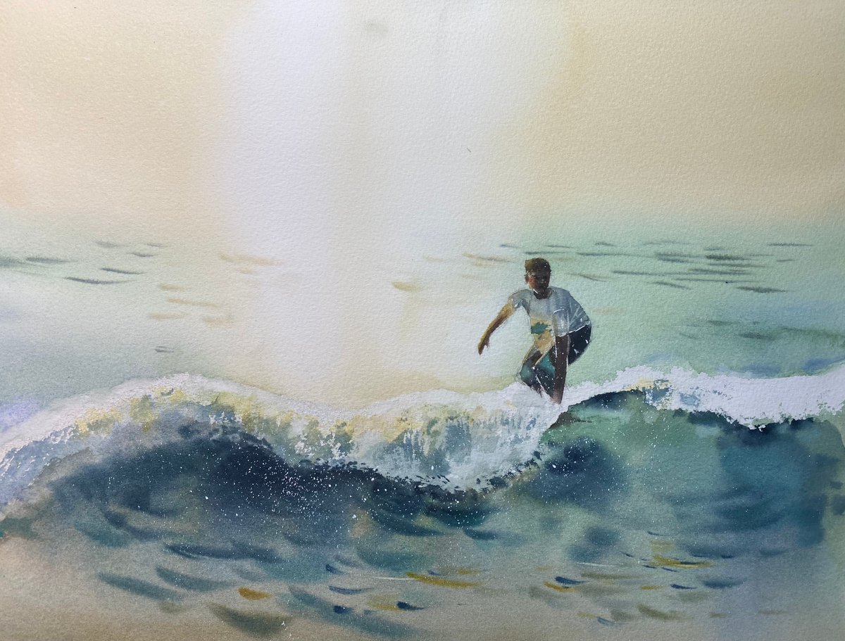 Surfing by Evgeniia Melamud