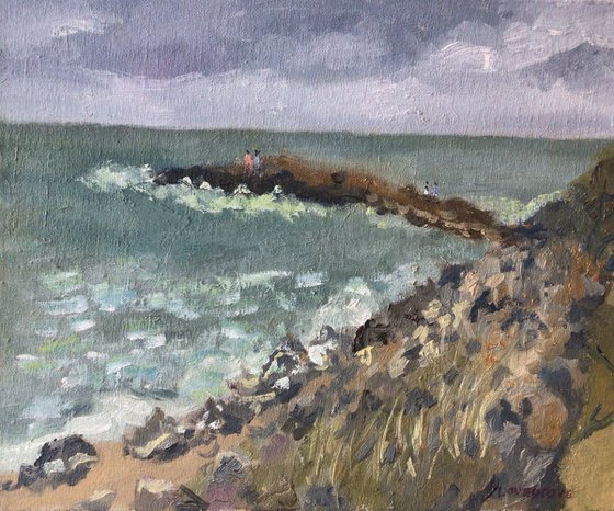 Rocky coast at Kilmore