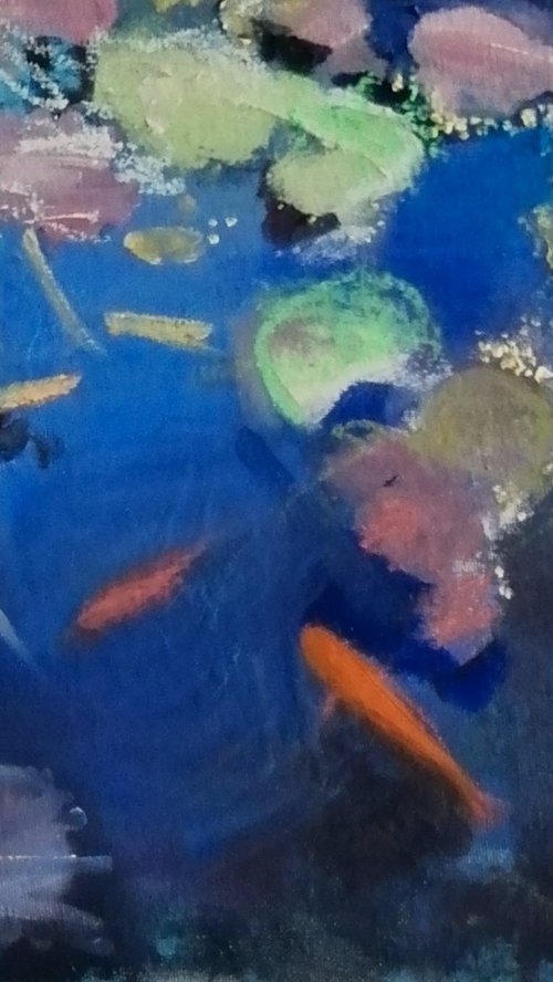 Two goldfish by Rosemary Burn