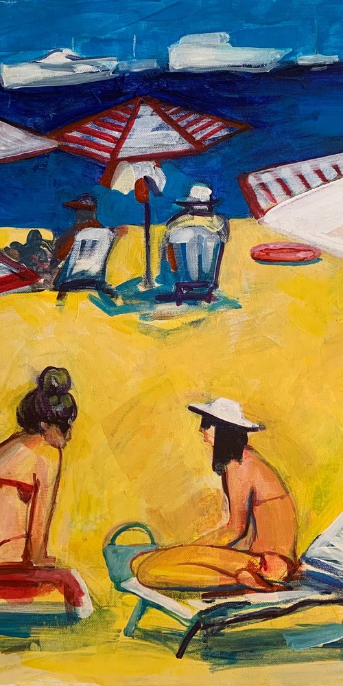 In the beach by Olga Pascari