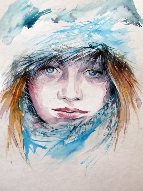 Winter girl by Kovács Anna Brigitta