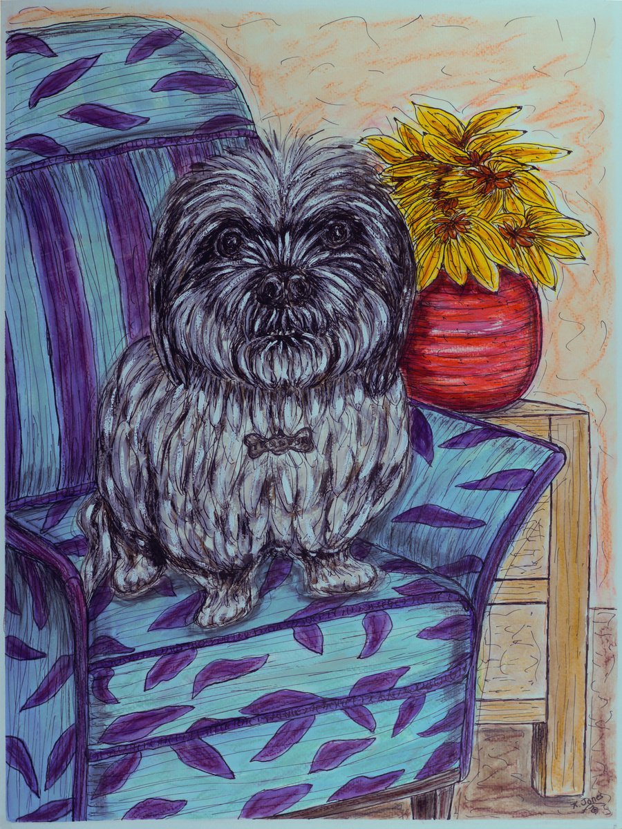 Watercolour , Best Trooper Ever By Kim Jones Miller, 18 X 24, Artwork For Sale On Artfinder